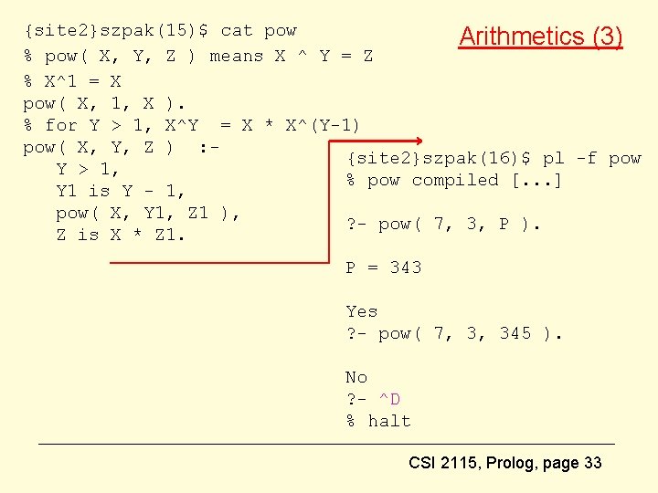 {site 2}szpak(15)$ cat pow Arithmetics (3) % pow( X, Y, Z ) means X