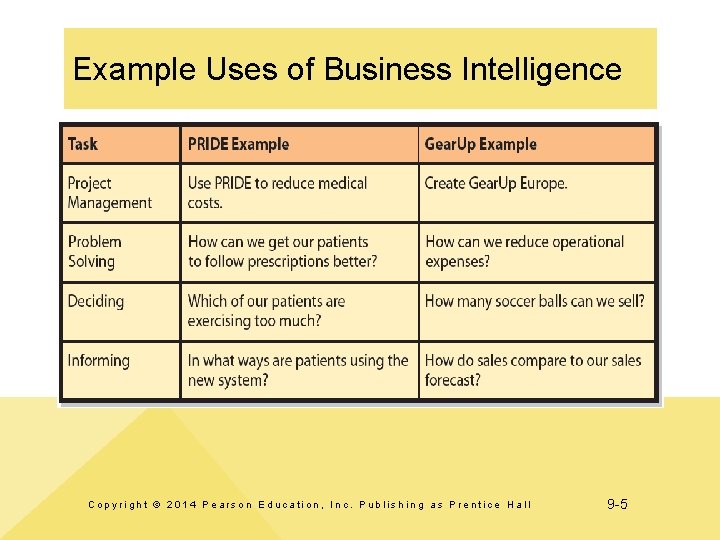 Chapter 9 Business Intelligence Systems We Can Produce