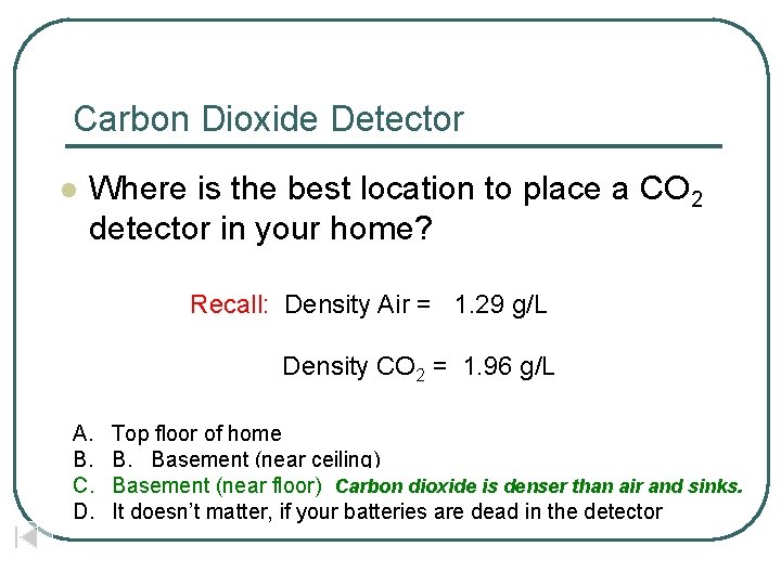 Carbon Dioxide Detector l Where is the best location to place a CO 2
