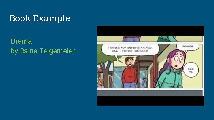 Book Example Drama by Raina Telgemeier 