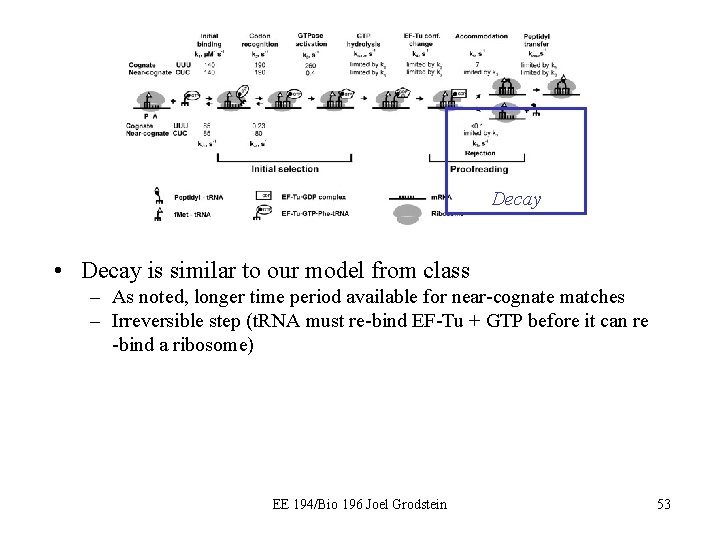 Decay • Decay is similar to our model from class – As noted, longer