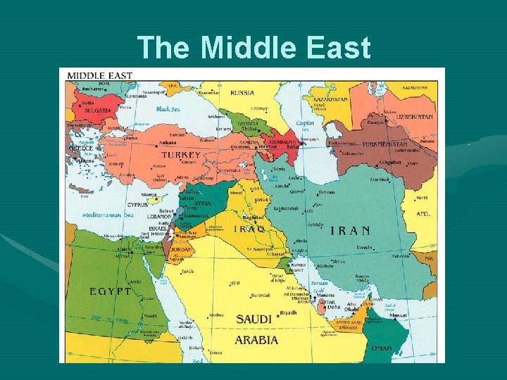 The Middle East 