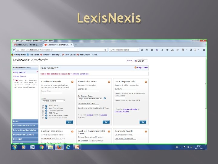 Lexis. Nexis 