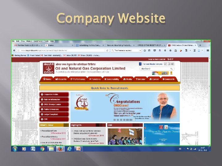 Company Website 