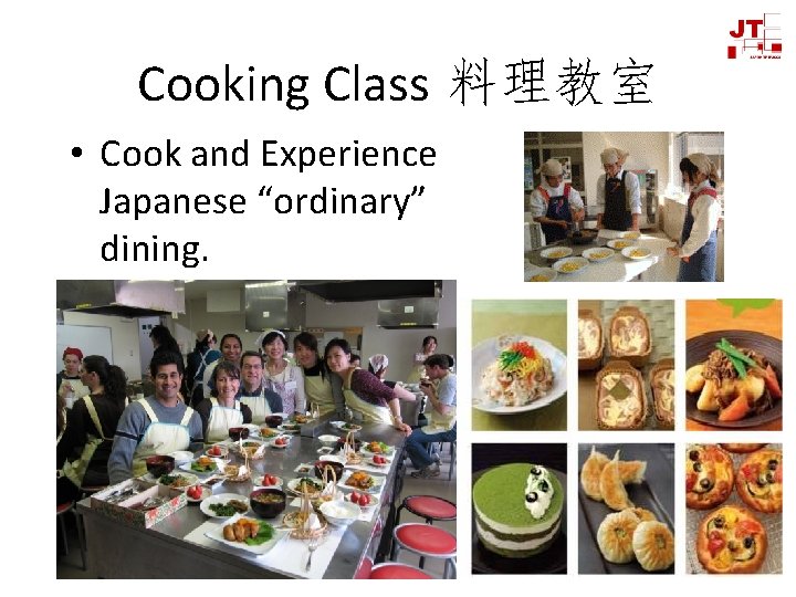 Cooking Class 料理教室 • Cook and Experience Japanese “ordinary” dining. 