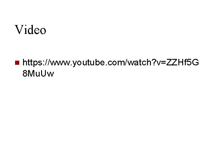 Video n https: //www. youtube. com/watch? v=ZZHf 5 G 8 Mu. Uw Kendall/Hunt Publishing