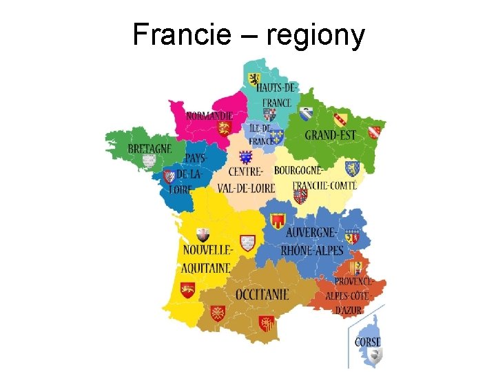 Francie – regiony 