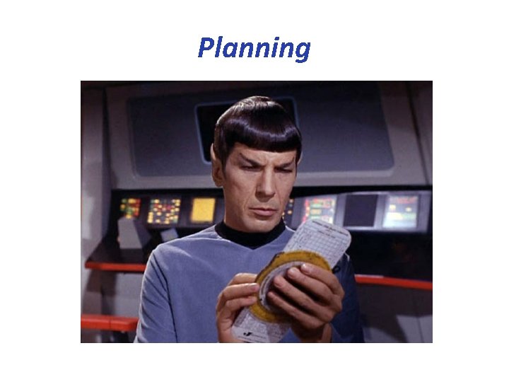 Planning 