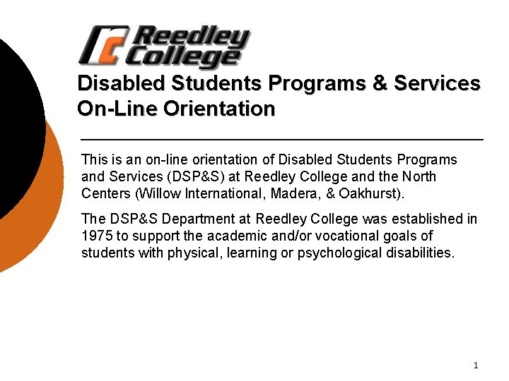 Disabled Students Programs Services Online Orientation This Is<script async src=