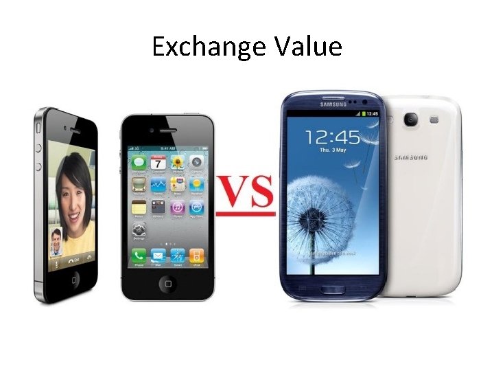 Exchange Value Exchange Value
