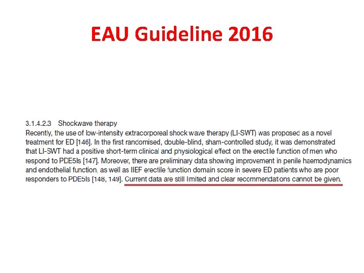 EAU Guideline 2016 