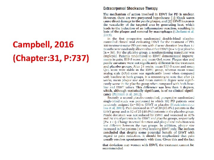 Campbell, 2016 (Chapter: 31, P: 737) 