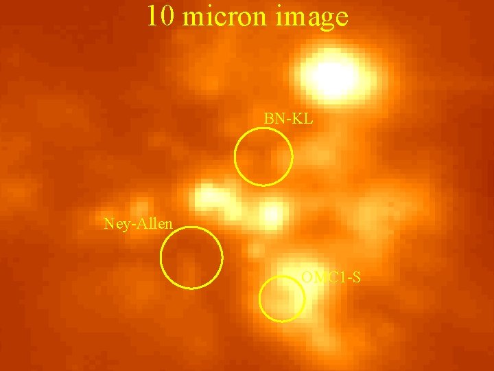10 micron image BN-KL Ney-Allen OMC 1 -S 