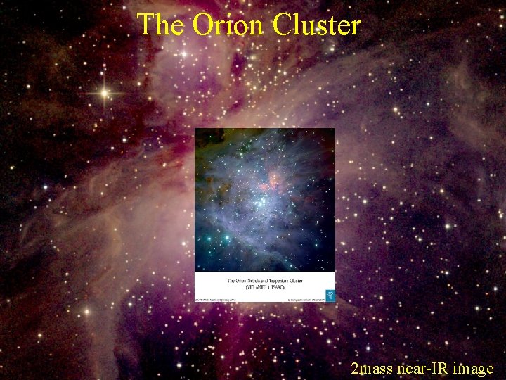 The Orion Cluster 2 mass near-IR image 