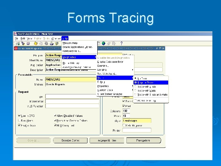 Forms Tracing 