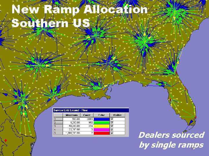 New Ramp Allocation Southern US Dealers sourced by single ramps 17 