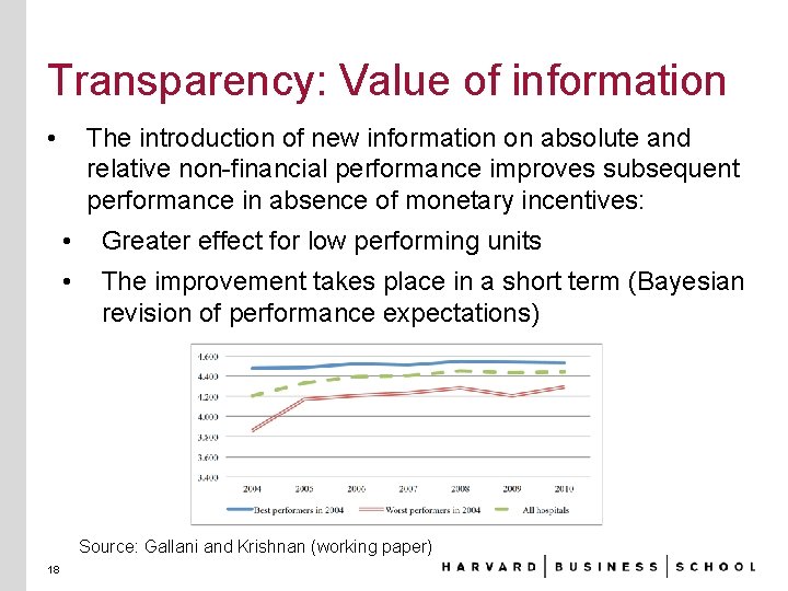 Transparency: Value of information • The introduction of new information on absolute and relative