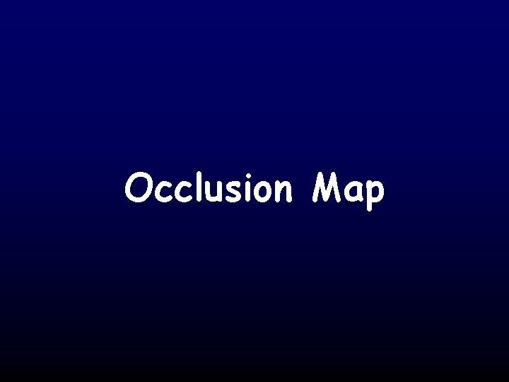 Occlusion Map 