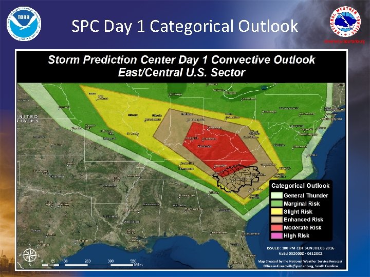 SPC Day 1 Categorical Outlook Greenville/Spartanburg 