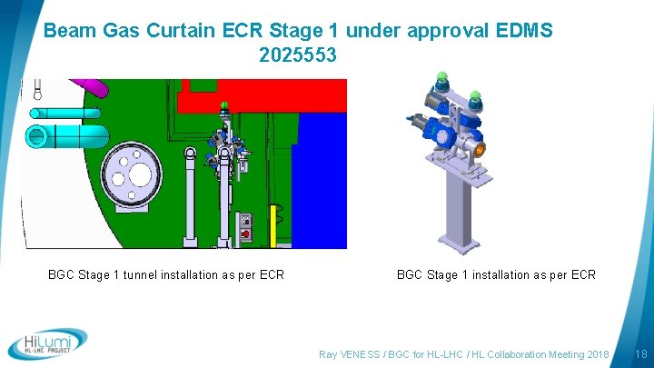 Beam Gas Curtain ECR Stage 1 under approval EDMS 2025553 BGC Stage 1 tunnel