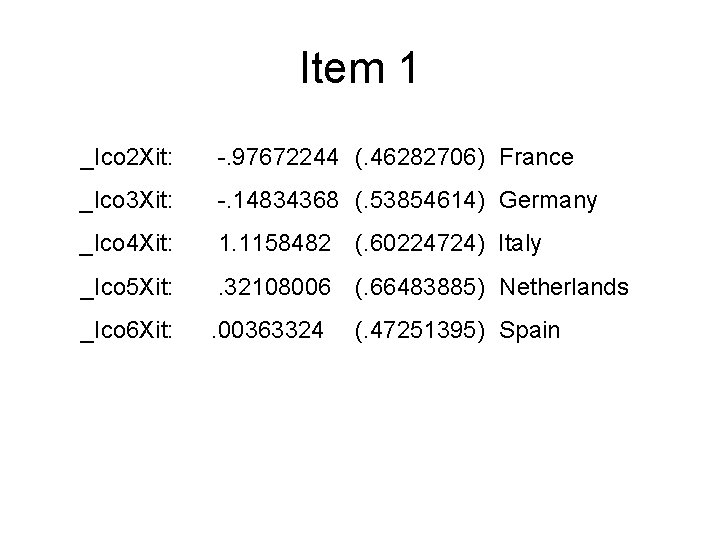 Item 1 _Ico 2 Xit: -. 97672244 (. 46282706) France _Ico 3 Xit: -.