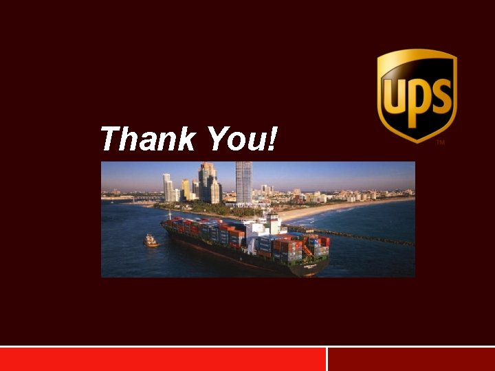 Thank You! 