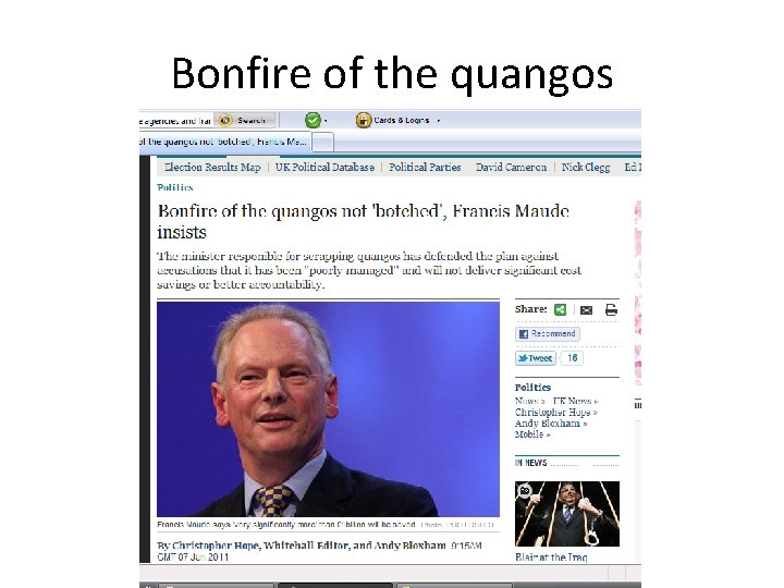 Bonfire of the quangos 