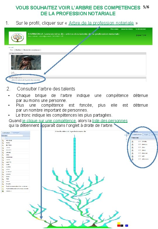 VOUS SOUHAITEZ VOIR L’ARBRE DES COMPETENCES 5/6 DE LA PROFESSION NOTARIALE 1. Sur le