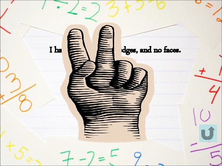 I have no vertices, no edges, and no faces. Who am I? I am