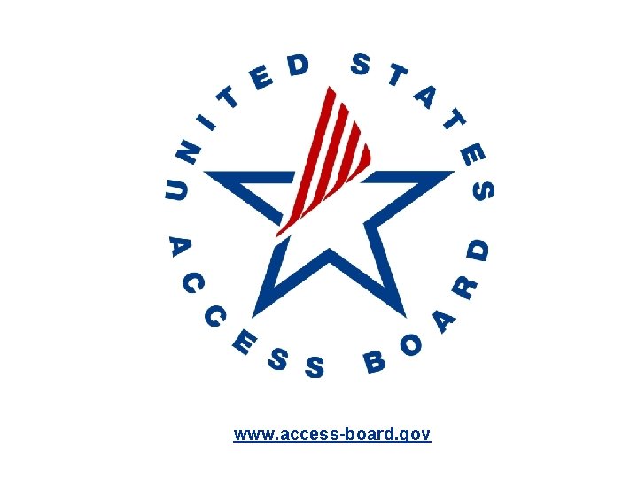 www. access-board. gov 