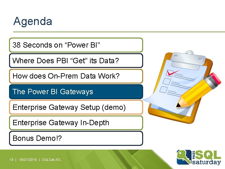 Agenda 38 Seconds on “Power BI” Where Does PBI “Get” its Data? How does