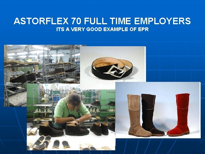 ASTORFLEX 70 FULL TIME EMPLOYERS ITS A VERY GOOD EXAMPLE OF EPR 