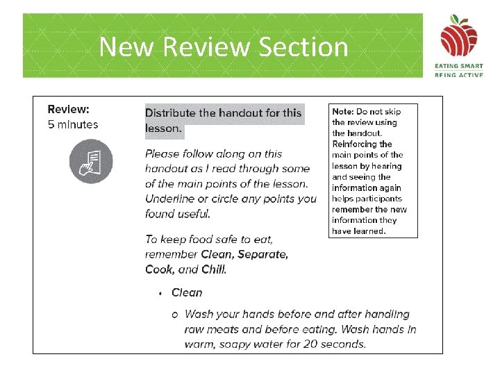 New Review Section 