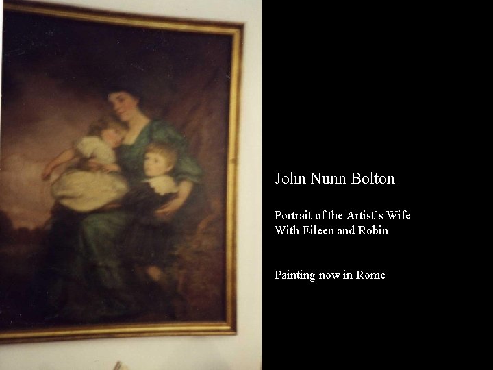 John Nunn Bolton Portrait of the Artist’s Wife With Eileen and Robin Painting now