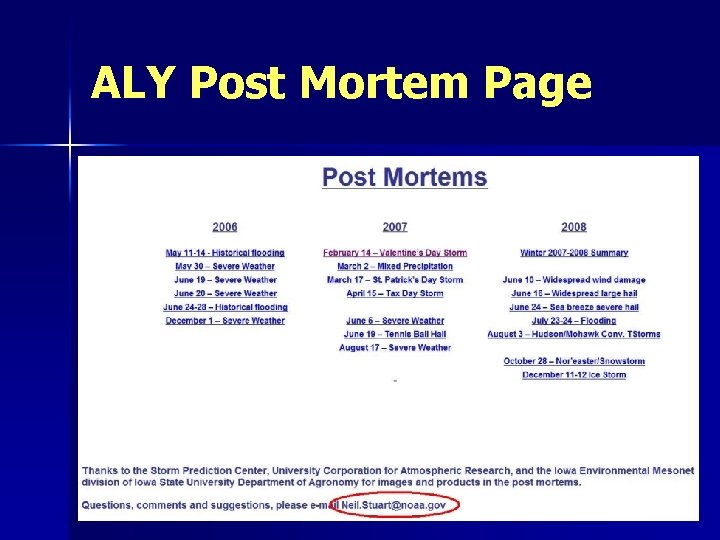 ALY Post Mortem Page 