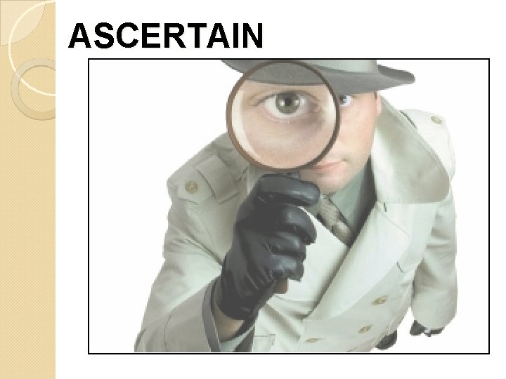 ASCERTAIN 
