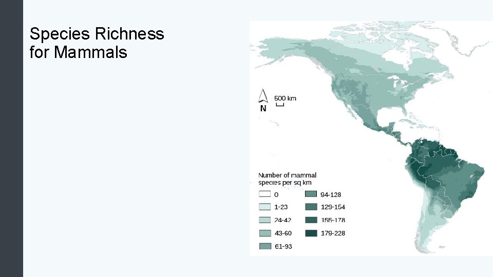 Species Richness for Mammals 