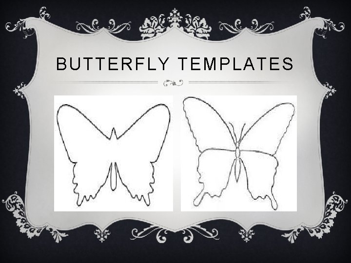 BUTTERFLY TEMPLATES 