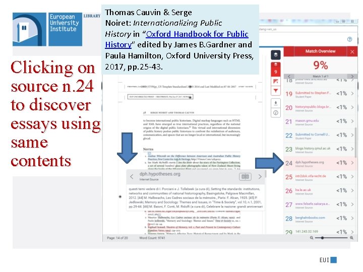 Thomas Cauvin & Serge Noiret: Internationalizing Public History in “Oxford Handbook for Public History”