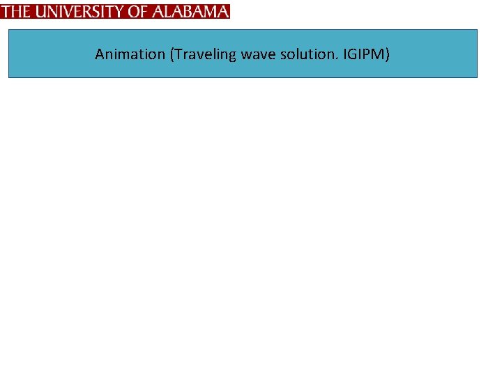 Animation (Traveling wave solution. IGIPM) 