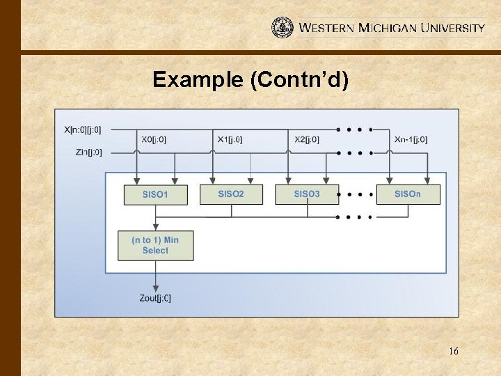 Example (Contn’d) 16 