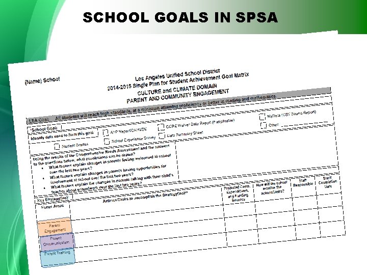 9 SCHOOL GOALS IN SPSA 9 