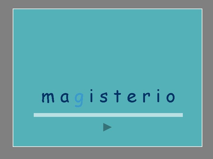 magisterio 