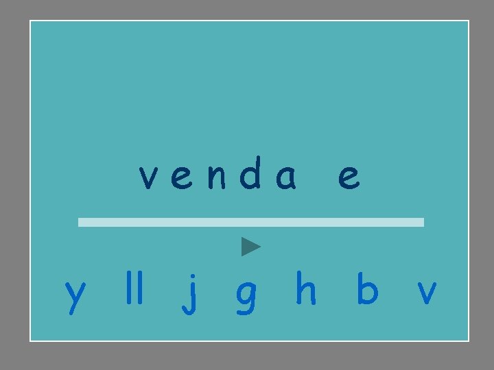 vendaje y ll j g h b v 