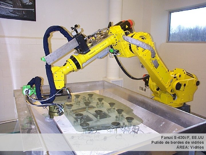 Fanuc S-430 i/F, EE. UU Pulido de bordes de vidrios ÁREA: Vidrios 