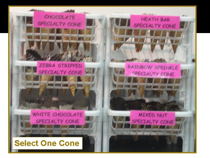 Select One Cone 