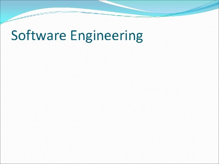 Software Engineering 