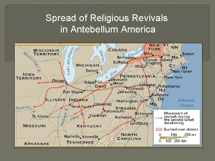 Spread of Religious Revivals in Antebellum America 