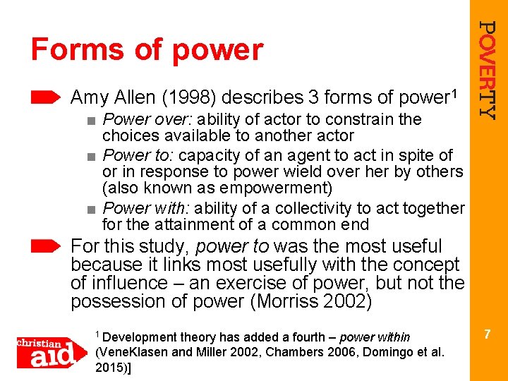 Forms of power Amy Allen (1998) describes 3 forms of power 1 ■ Power