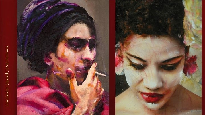 Lita Cabellut (Spanish, 1961) Portraits 